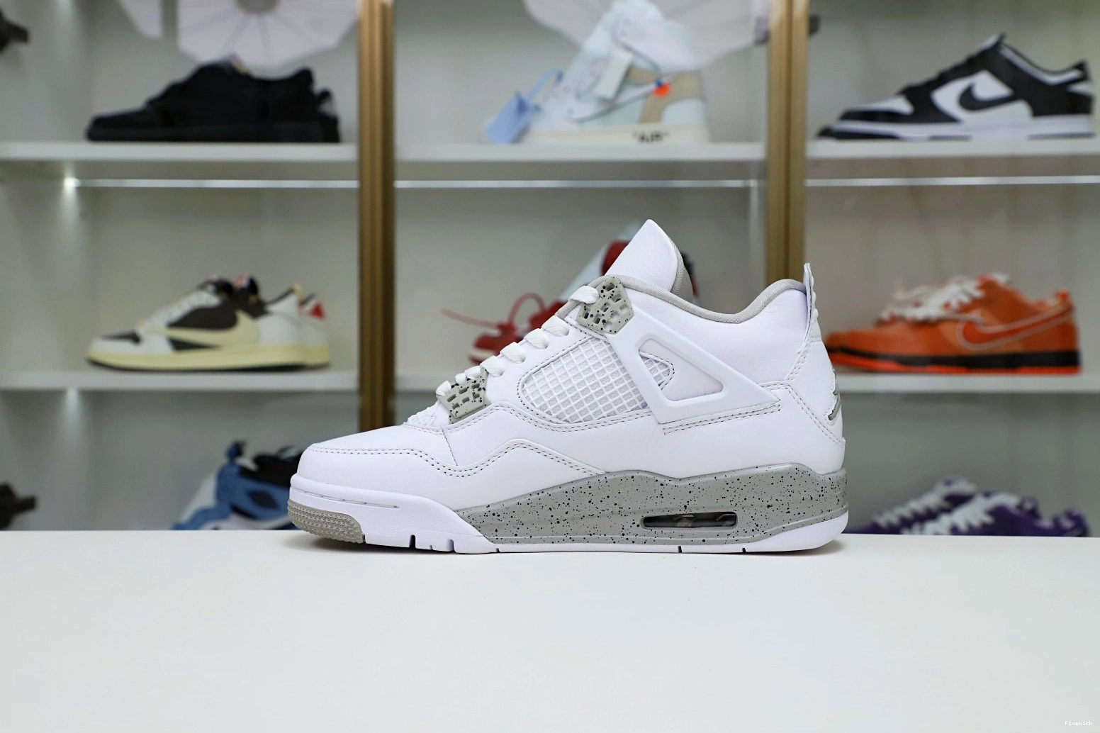 4 JORDAN 'WHITE OREO' RETRO AIR 0725